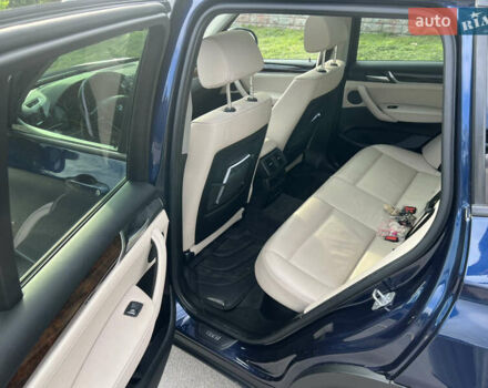 Синий БМВ Х3, объемом двигателя 2 л и пробегом 150 тыс. км за 18000 $, фото 12 на Automoto.ua