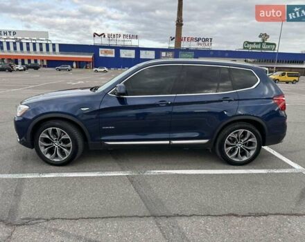 Синий БМВ Х3, объемом двигателя 2 л и пробегом 165 тыс. км за 15900 $, фото 3 на Automoto.ua