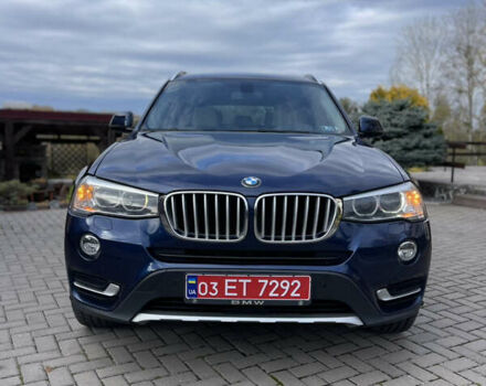 Синий БМВ Х3, объемом двигателя 2 л и пробегом 190 тыс. км за 15900 $, фото 2 на Automoto.ua