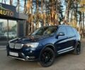 Синий БМВ Х3, объемом двигателя 3 л и пробегом 220 тыс. км за 15000 $, фото 1 на Automoto.ua