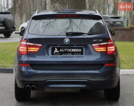 Синий БМВ Х3, объемом двигателя 3 л и пробегом 233 тыс. км за 17000 $, фото 4 на Automoto.ua