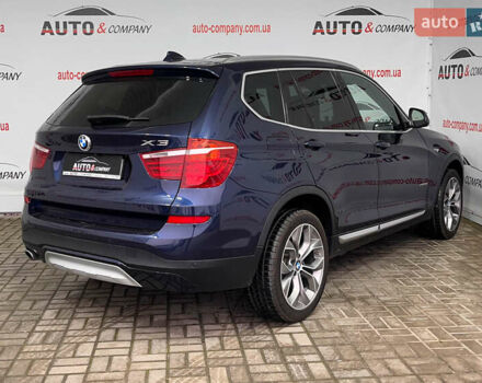 Синій БМВ Х3, об'ємом двигуна 2 л та пробігом 194 тис. км за 19950 $, фото 2 на Automoto.ua