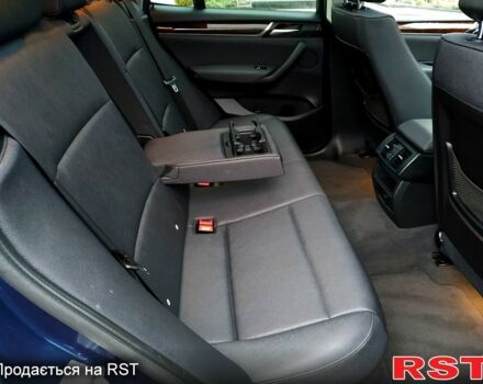 Синий БМВ Х3, объемом двигателя 2 л и пробегом 81 тыс. км за 19300 $, фото 5 на Automoto.ua