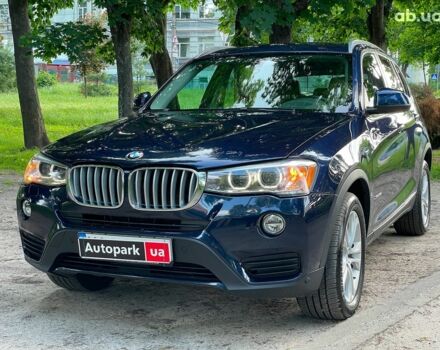 Синий БМВ Х3, объемом двигателя 3 л и пробегом 146 тыс. км за 24590 $, фото 1 на Automoto.ua