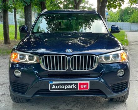 Синий БМВ Х3, объемом двигателя 3 л и пробегом 146 тыс. км за 24590 $, фото 2 на Automoto.ua