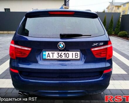Синий БМВ Х3, объемом двигателя 2 л и пробегом 81 тыс. км за 19300 $, фото 2 на Automoto.ua