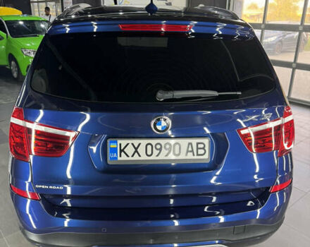 Синий БМВ Х3, объемом двигателя 2 л и пробегом 96 тыс. км за 20900 $, фото 3 на Automoto.ua