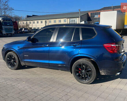 Синий БМВ Х3, объемом двигателя 2 л и пробегом 190 тыс. км за 15500 $, фото 1 на Automoto.ua