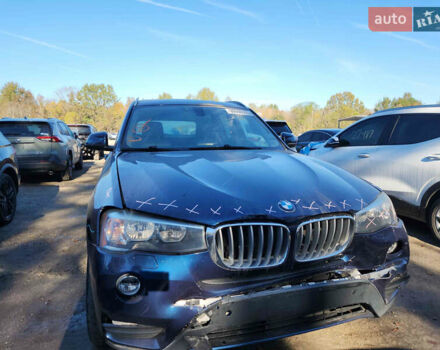 Синий БМВ Х3, объемом двигателя 2 л и пробегом 164 тыс. км за 11000 $, фото 1 на Automoto.ua