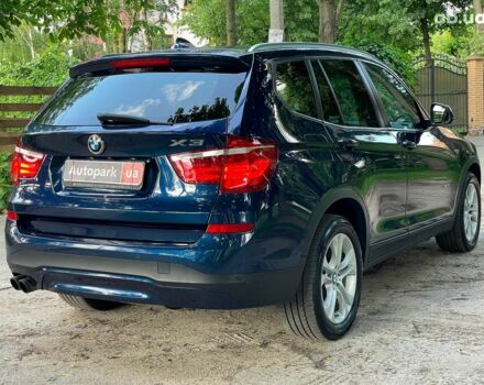Синий БМВ Х3, объемом двигателя 3 л и пробегом 146 тыс. км за 24590 $, фото 9 на Automoto.ua