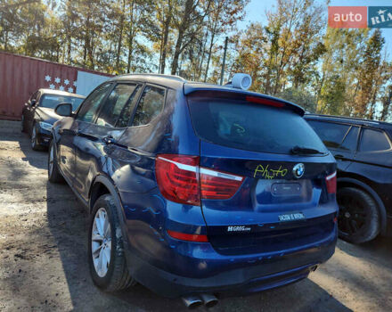 Синий БМВ Х3, объемом двигателя 2 л и пробегом 164 тыс. км за 11000 $, фото 2 на Automoto.ua