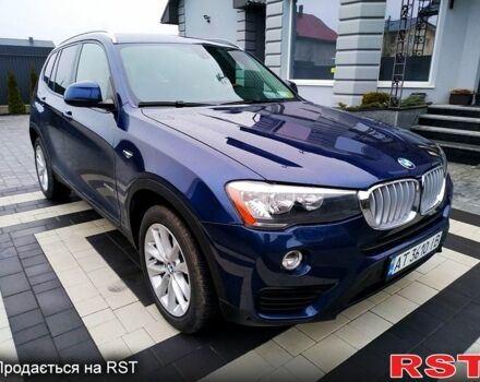 Синий БМВ Х3, объемом двигателя 2 л и пробегом 81 тыс. км за 19300 $, фото 1 на Automoto.ua