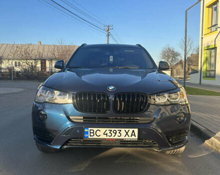 Синий БМВ Х3, объемом двигателя 2 л и пробегом 190 тыс. км за 15500 $, фото 2 на Automoto.ua
