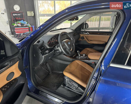 Синий БМВ Х3, объемом двигателя 2 л и пробегом 96 тыс. км за 20900 $, фото 7 на Automoto.ua