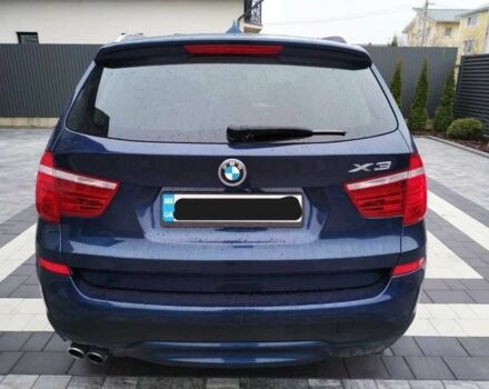 Синий БМВ Х3, объемом двигателя 2 л и пробегом 81 тыс. км за 19300 $, фото 2 на Automoto.ua