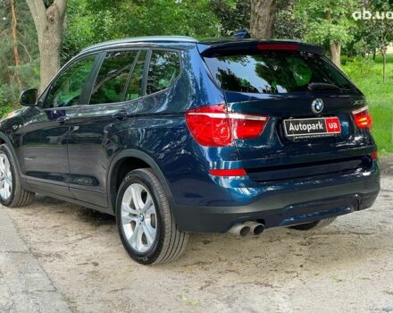 Синий БМВ Х3, объемом двигателя 3 л и пробегом 146 тыс. км за 24590 $, фото 13 на Automoto.ua