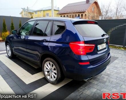 Синий БМВ Х3, объемом двигателя 2 л и пробегом 81 тыс. км за 19300 $, фото 3 на Automoto.ua