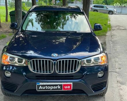 Синий БМВ Х3, объемом двигателя 3 л и пробегом 146 тыс. км за 24590 $, фото 3 на Automoto.ua