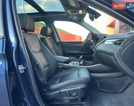 Синий БМВ Х3, объемом двигателя 2 л и пробегом 143 тыс. км за 19500 $, фото 45 на Automoto.ua