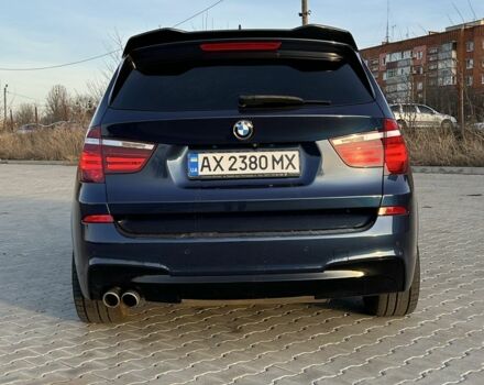 Синий БМВ Х3, объемом двигателя 2 л и пробегом 119 тыс. км за 20900 $, фото 4 на Automoto.ua