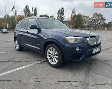 БМВ Х3 2017 в Днепре (Днепропетровске) на Automoto.ua Синий БМВ Х3, объемом двигателя 2 л и пробегом 94 тыс. км за 22500 $, фото 3 на Automoto.ua