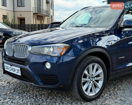 Синій БМВ Х3, об'ємом двигуна 2 л та пробігом 98 тис. км за 17500 $, фото 2 на Automoto.ua