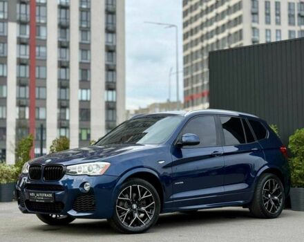 Синий БМВ Х3, объемом двигателя 3 л и пробегом 152 тыс. км за 19900 $, фото 4 на Automoto.ua