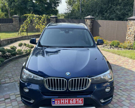 Синий БМВ Х3, объемом двигателя 2 л и пробегом 215 тыс. км за 14500 $, фото 2 на Automoto.ua