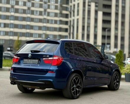 Синий БМВ Х3, объемом двигателя 3 л и пробегом 152 тыс. км за 19900 $, фото 2 на Automoto.ua