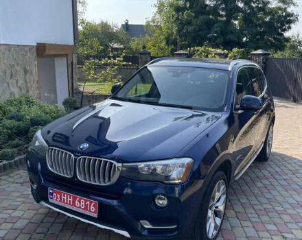 Синий БМВ Х3, объемом двигателя 2 л и пробегом 215 тыс. км за 14500 $, фото 1 на Automoto.ua