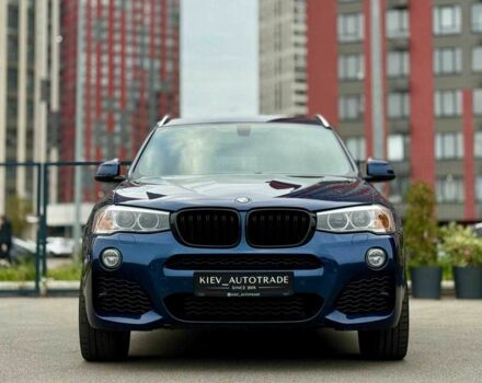 Синий БМВ Х3, объемом двигателя 3 л и пробегом 152 тыс. км за 19900 $, фото 1 на Automoto.ua