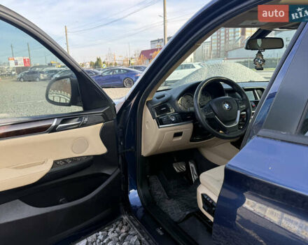 Синий БМВ Х3, объемом двигателя 2 л и пробегом 152 тыс. км за 18800 $, фото 9 на Automoto.ua