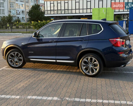 Синий БМВ Х3, объемом двигателя 3 л и пробегом 118 тыс. км за 19500 $, фото 3 на Automoto.ua