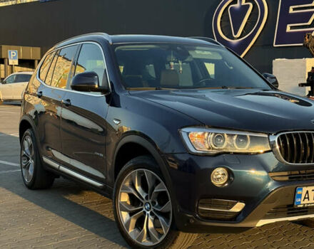 Синий БМВ Х3, объемом двигателя 3 л и пробегом 118 тыс. км за 19500 $, фото 1 на Automoto.ua