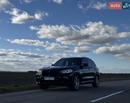 Синий БМВ Х3, объемом двигателя 2 л и пробегом 73 тыс. км за 26900 $, фото 2 на Automoto.ua