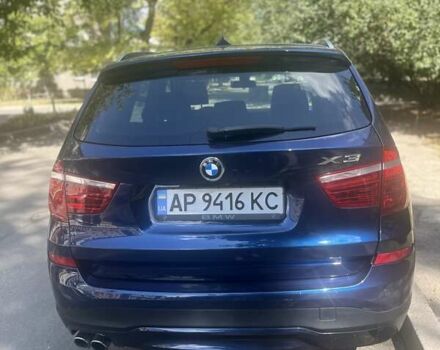 Синій БМВ Х3, об'ємом двигуна 2 л та пробігом 102 тис. км за 17800 $, фото 1 на Automoto.ua