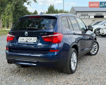 Синій БМВ Х3, об'ємом двигуна 2 л та пробігом 98 тис. км за 17500 $, фото 1 на Automoto.ua