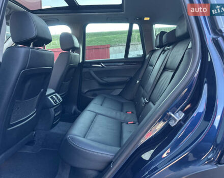 Синий БМВ Х3, объемом двигателя 2 л и пробегом 143 тыс. км за 19500 $, фото 38 на Automoto.ua