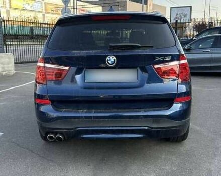 Синий БМВ Х3, объемом двигателя 2 л и пробегом 66 тыс. км за 12800 $, фото 2 на Automoto.ua
