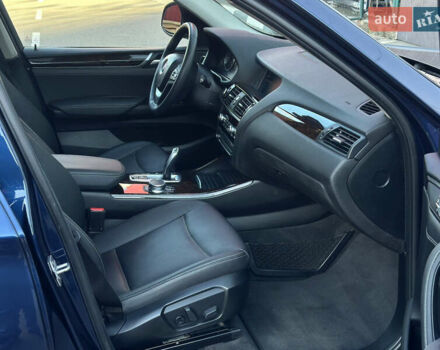 Синий БМВ Х3, объемом двигателя 2 л и пробегом 143 тыс. км за 19500 $, фото 44 на Automoto.ua