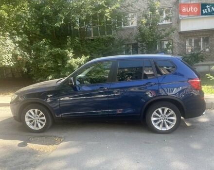 Синій БМВ Х3, об'ємом двигуна 2 л та пробігом 102 тис. км за 17800 $, фото 2 на Automoto.ua