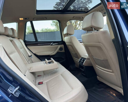 Синий БМВ Х3, объемом двигателя 2 л и пробегом 100 тыс. км за 16900 $, фото 16 на Automoto.ua