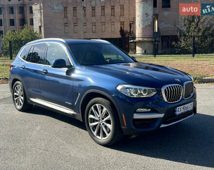 Синий БМВ Х3, объемом двигателя 2 л и пробегом 115 тыс. км за 27500 $, фото 1 на Automoto.ua