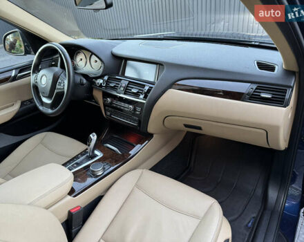 Синий БМВ Х3, объемом двигателя 2 л и пробегом 100 тыс. км за 16900 $, фото 23 на Automoto.ua