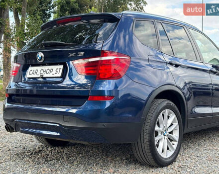 Синій БМВ Х3, об'ємом двигуна 2 л та пробігом 98 тис. км за 17500 $, фото 15 на Automoto.ua