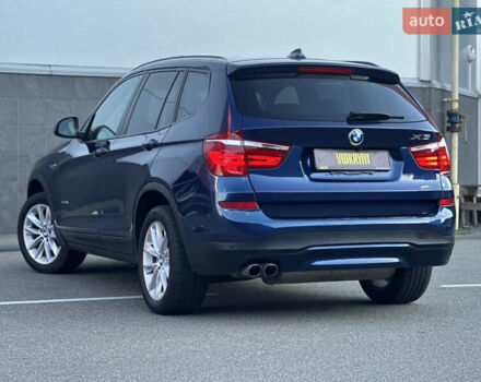Синий БМВ Х3, объемом двигателя 2 л и пробегом 143 тыс. км за 19500 $, фото 18 на Automoto.ua