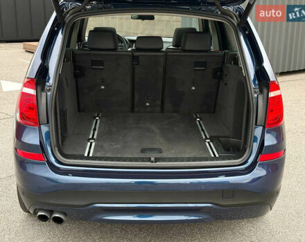 Синий БМВ Х3, объемом двигателя 2 л и пробегом 143 тыс. км за 21500 $, фото 22 на Automoto.ua