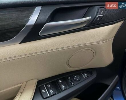 Синий БМВ Х3, объемом двигателя 2 л и пробегом 180 тыс. км за 15990 $, фото 15 на Automoto.ua