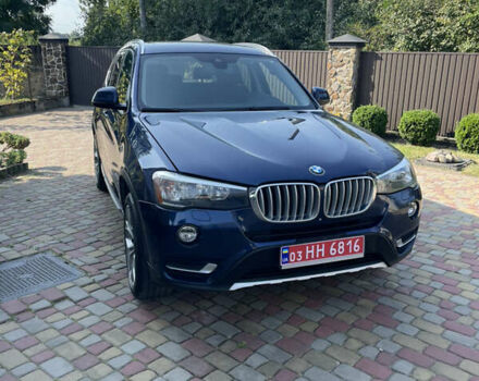 Синий БМВ Х3, объемом двигателя 2 л и пробегом 215 тыс. км за 14500 $, фото 3 на Automoto.ua