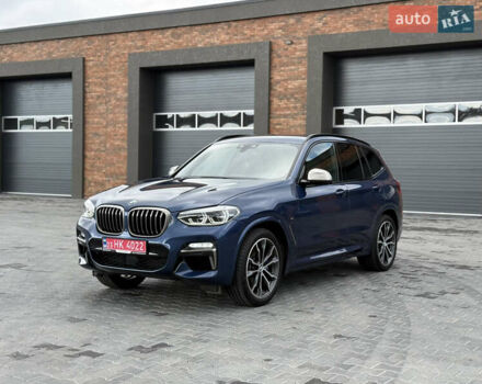 Синий БМВ Х3, объемом двигателя 3 л и пробегом 123 тыс. км за 37799 $, фото 1 на Automoto.ua